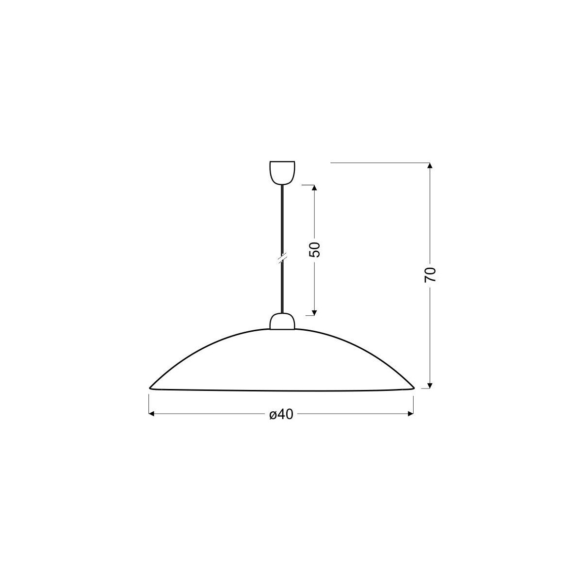 Candellux MALIBU 31-84067 1xE27