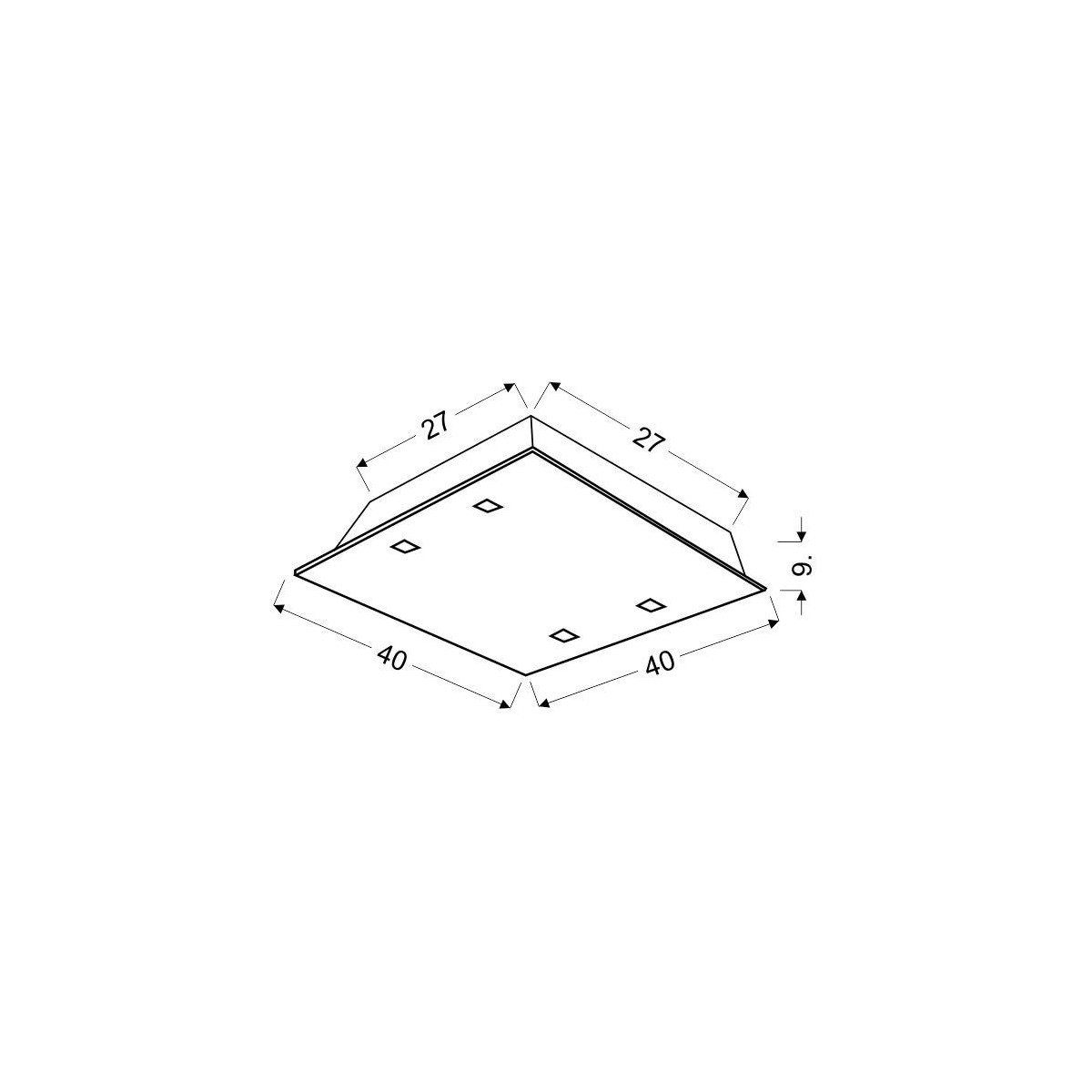 Candellux ARTY 10-61010 2xE27