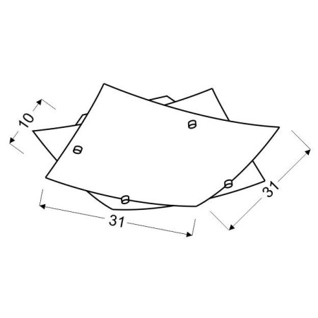 Candellux DUBLOS 10-30146 1xLED - 500 lm - 6000K
