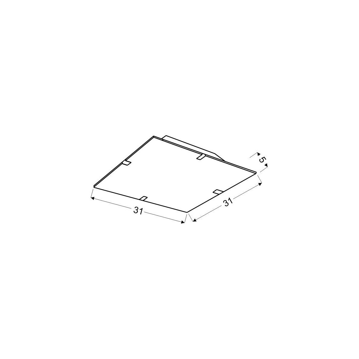 Candellux GEORGIA 10-45379 1xLED - 500 lm - 10W LED - 6000K