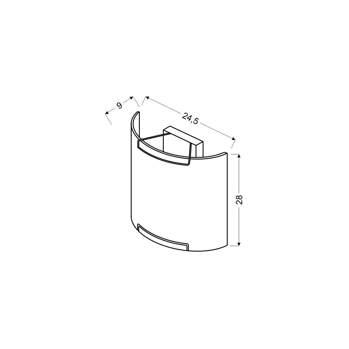 Candellux EDGAR 10-09210 1xE27