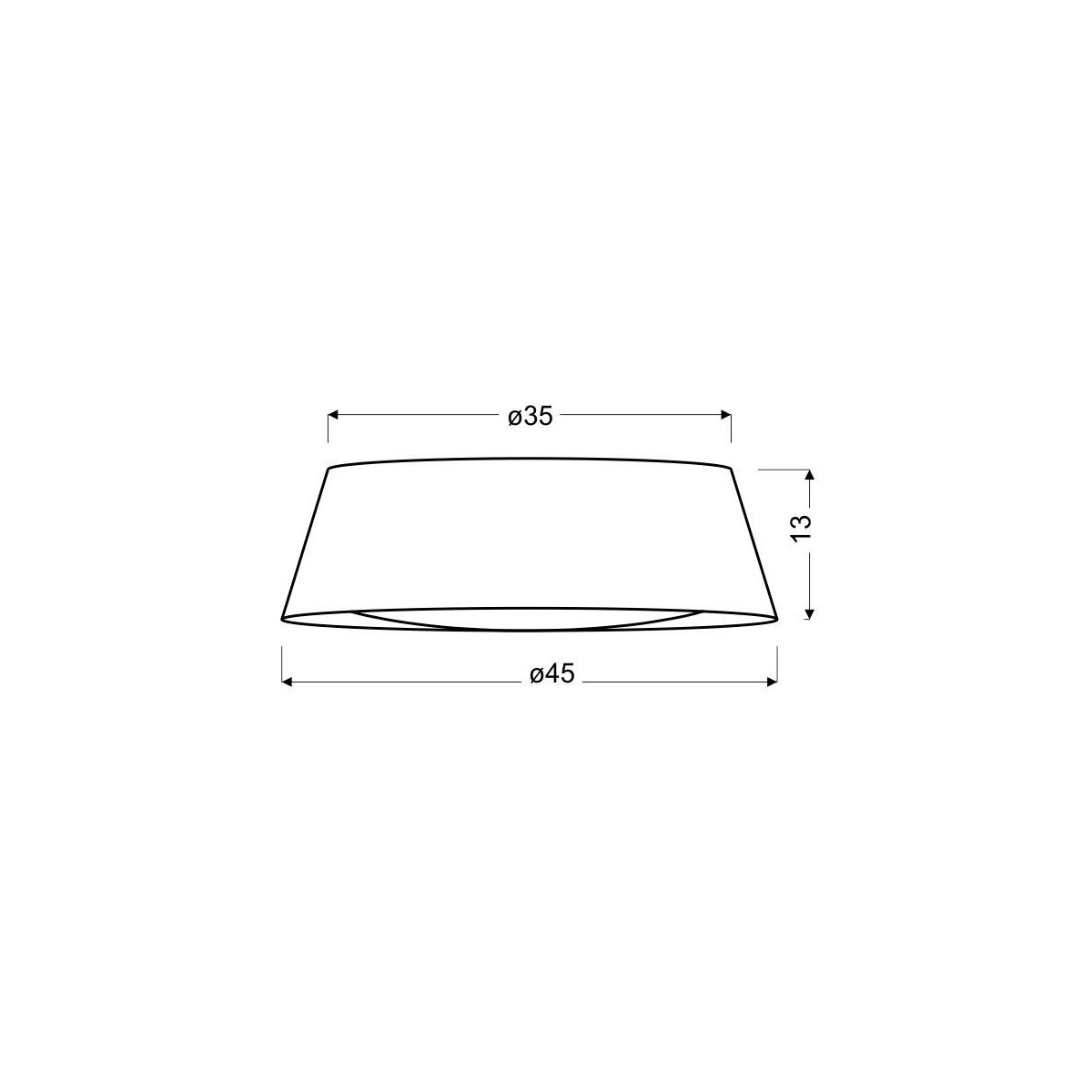Candellux GIRL 14-62994 1xLED - 900 lm - 16W LED - 6000K