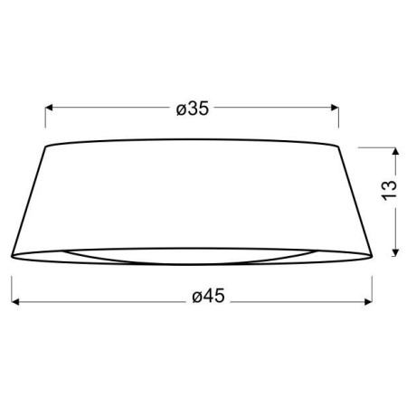 Candellux RIVER 14-62963 1xLED - 900 lm - 16W LED - 6000K