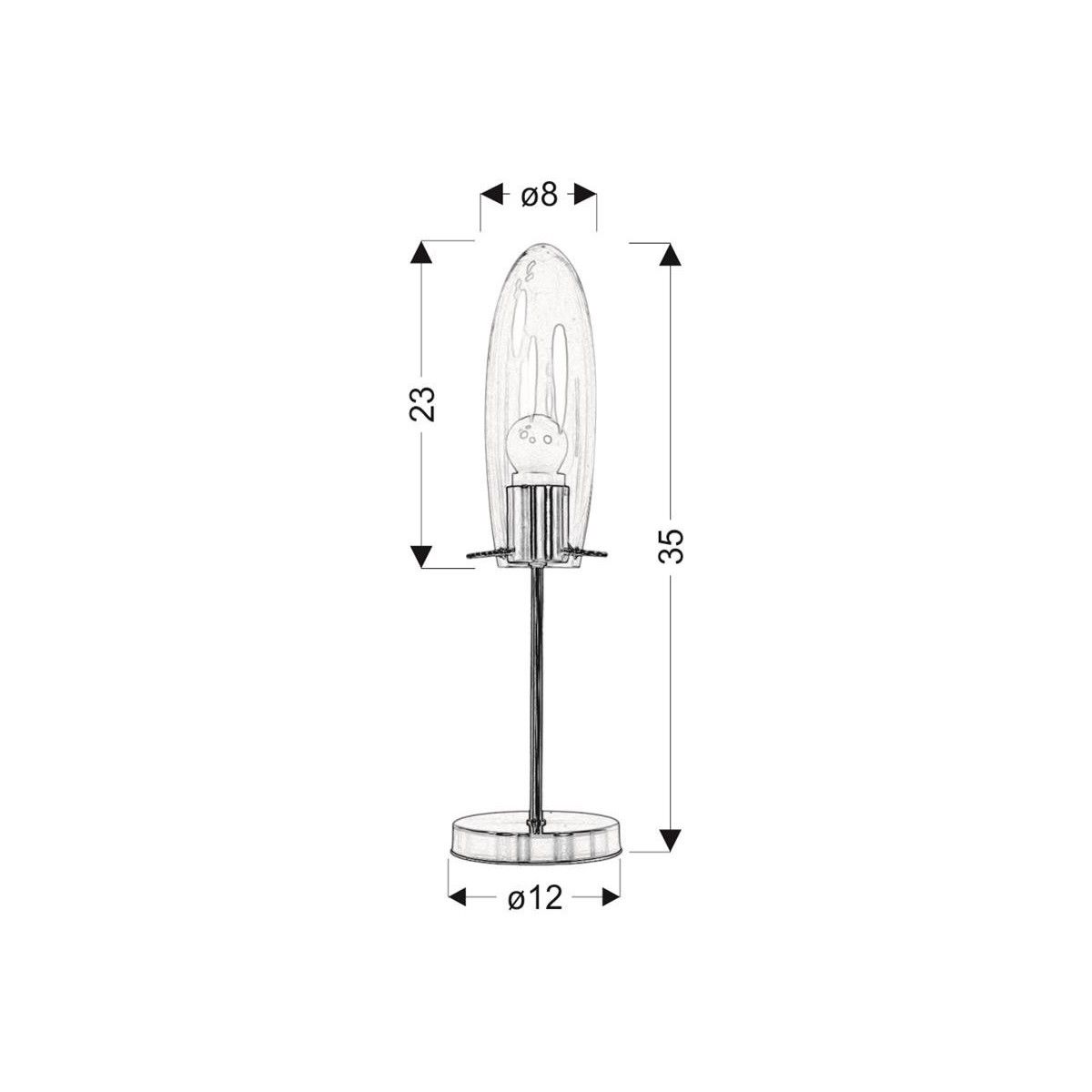 Candellux MELOT 41-10813 1xE27