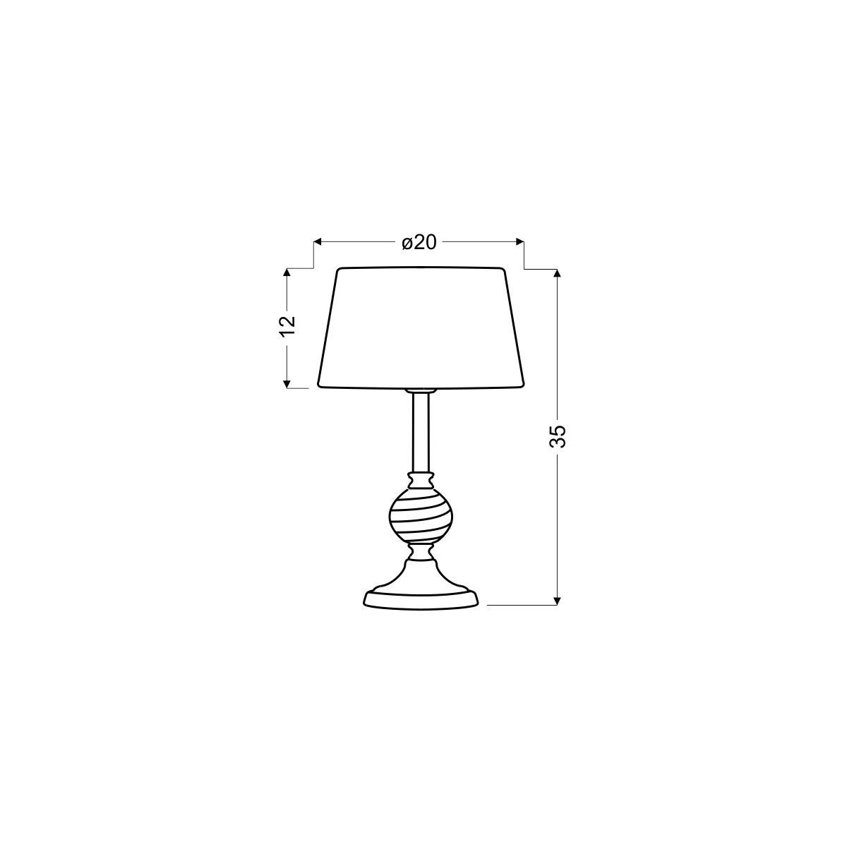 Candellux FERO 41-95046 1xE27