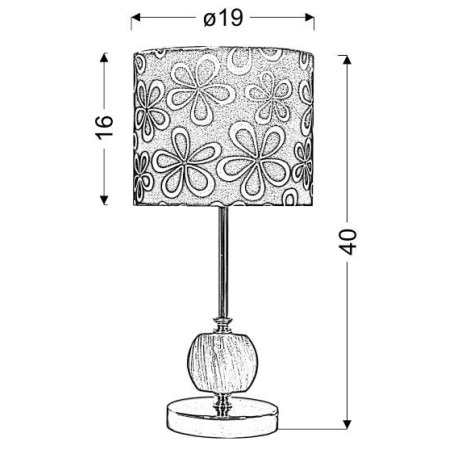 Candellux CORT 41-34632 1xE27