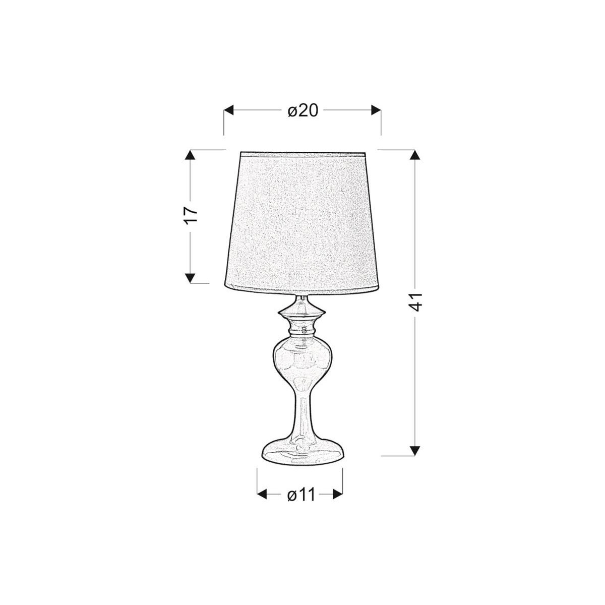 Candellux BERKANE 41-11749 1xE14
