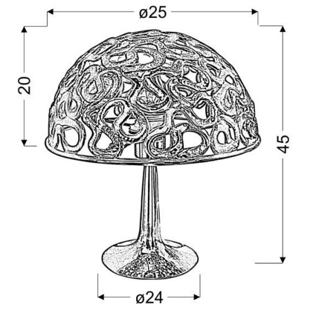 Candellux LAME 41-40056 1xE27