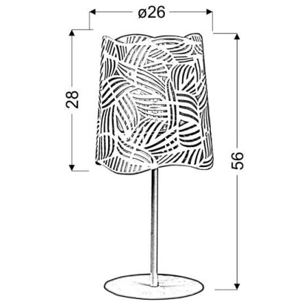 Candellux MARACANA 41-18024 1xE27
