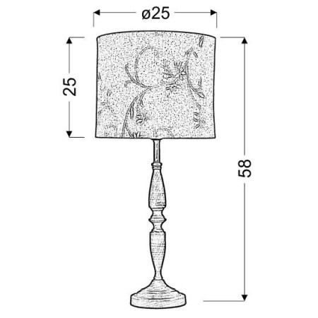 Candellux SAFARI 41-03393 1xE27