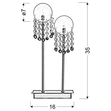 Candellux LUXOR 42-02801 2xG4