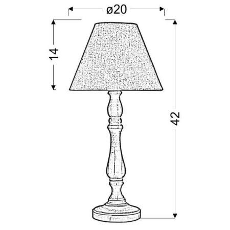Candellux FOLCLORE 41-85101 1xE14