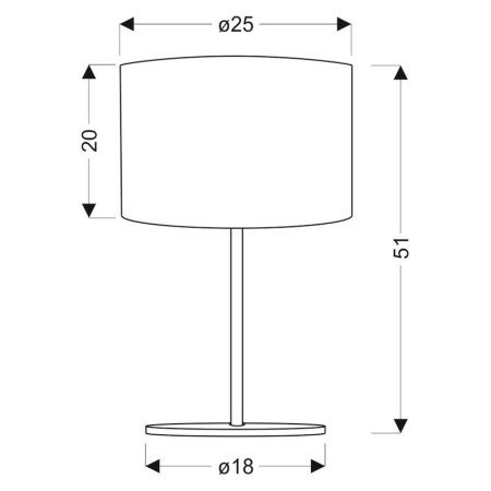 Candellux ARKAS 41-18055 1xE27