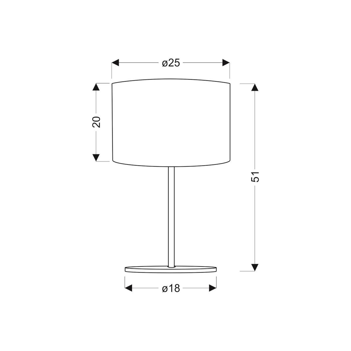 Candellux ARKAS 41-18055 1xE27