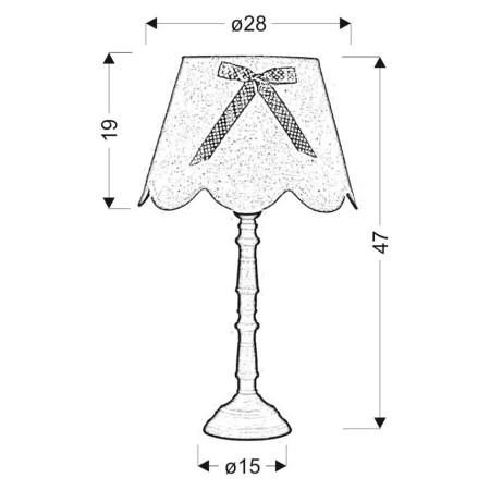 Candellux VIBU 41-28365 1xE27