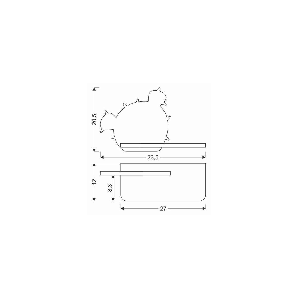 Candellux CACTUS 21-01016 1xLED - 200 lm - 4000K