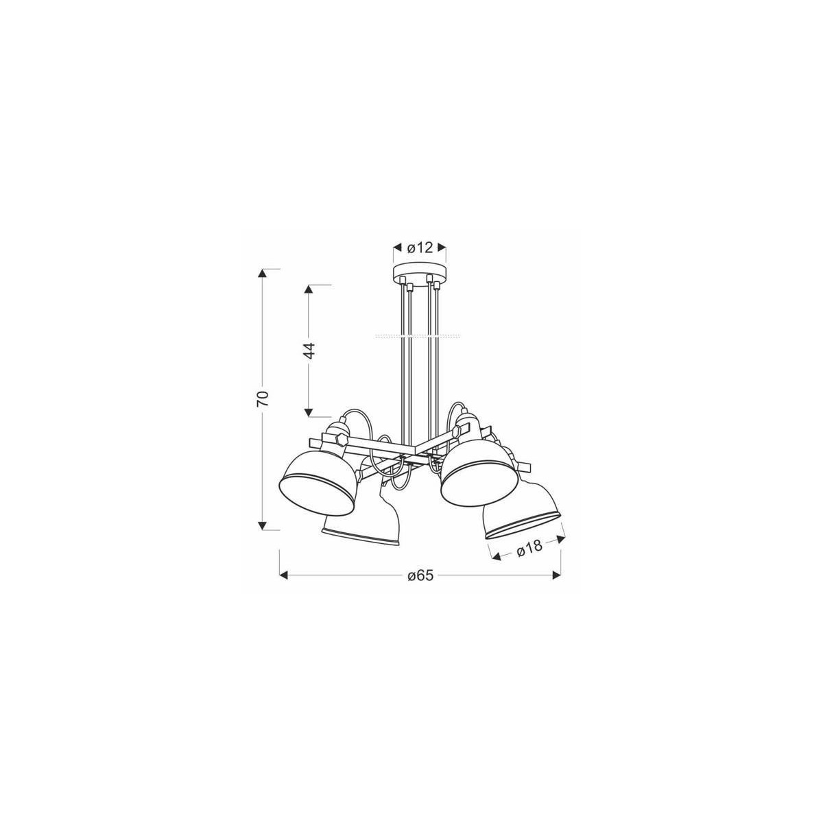 Candellux RENO 34-78155 4xE14