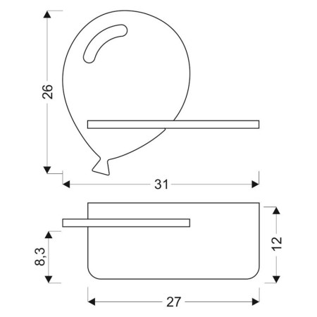 Candellux BALOON 21-85115 x - 200 lm - 4W LED - 4000K