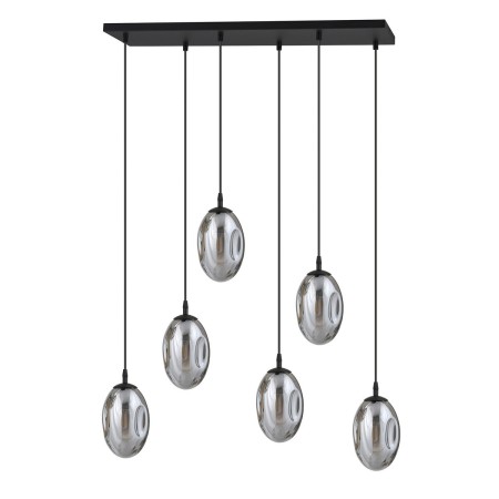 grafitowa Lampa wisząca ASTRAL 6 BL GRAFIT polska produkcja