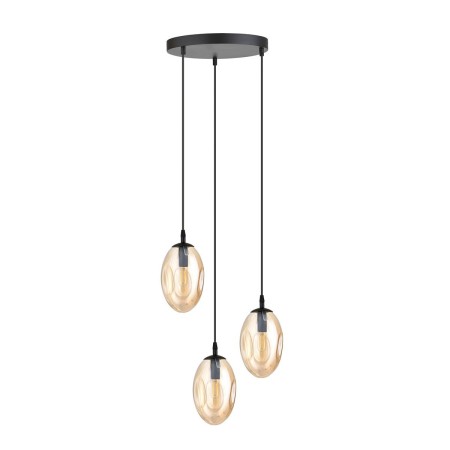 miodowa Lampa wisząca ASTRAL 3 BL PREMIUM miodowy polska produkcja