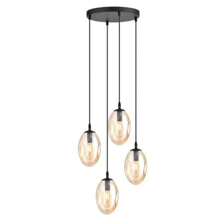 miodowa Lampa wisząca ASTRAL 4 BL PREMIUM miodowy polska produkcja