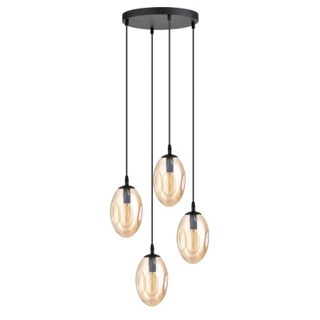 miodowa Lampa wisząca ASTRAL 4 BL PREMIUM miodowy polska produkcja