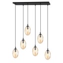 miodowa Lampa wisząca ASTRAL 6 BL miodowy polska produkcja