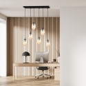 miodowa Lampa wisząca ASTRAL 6 BL miodowy polska produkcja