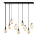 miodowa Lampa wisząca ASTRAL 9 BL miodowy polska produkcja