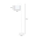 LAMPA STOJĄCA TRAPO LP1 WH WHITE kolor biały