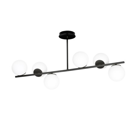 LAMPA SUFITOWA  BIOR 6 BLACK kolor biały