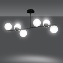 LAMPA SUFITOWA  BIOR 6 BLACK kolor biały