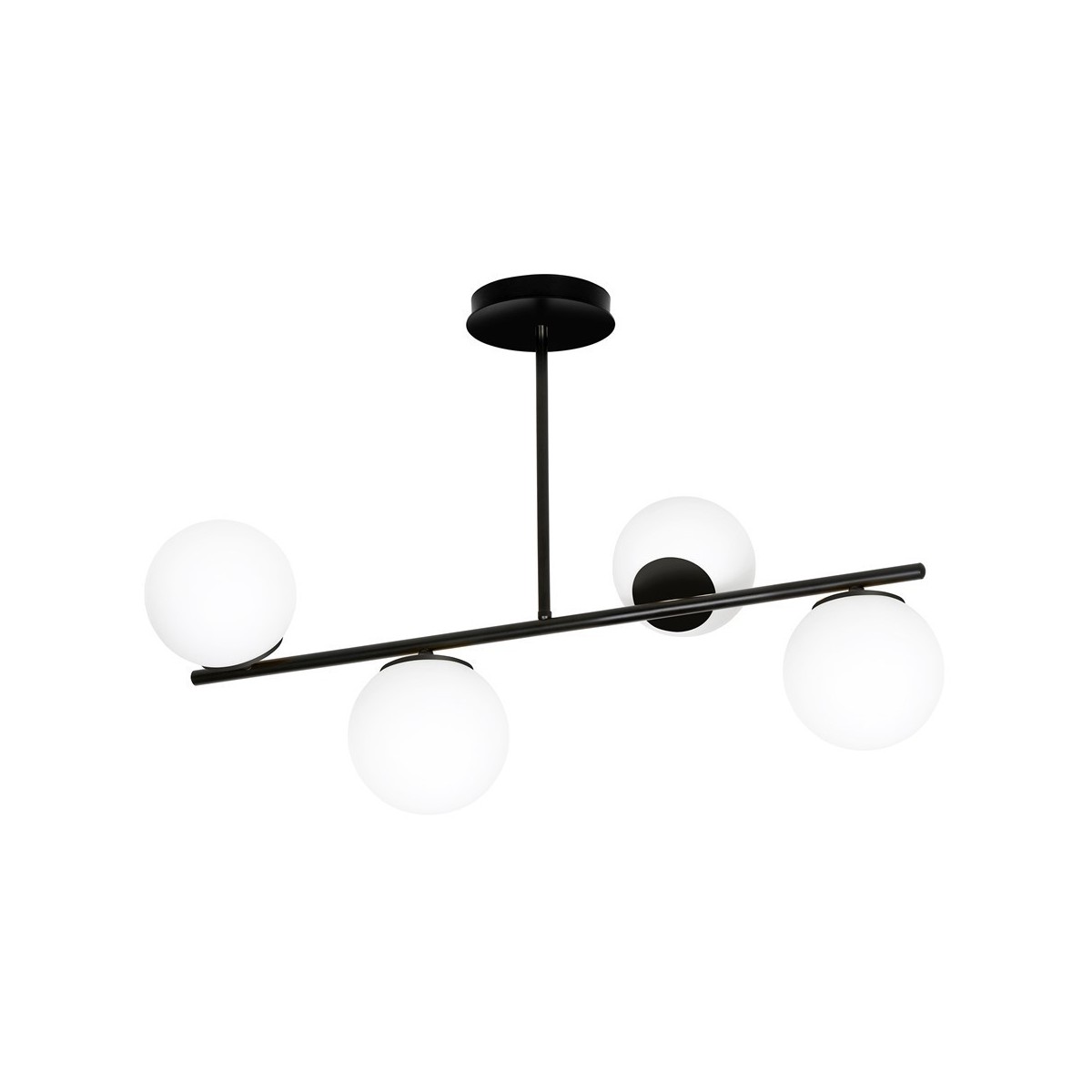 LAMPA SUFITOWA  BIOR 4 BLACK kolor biały