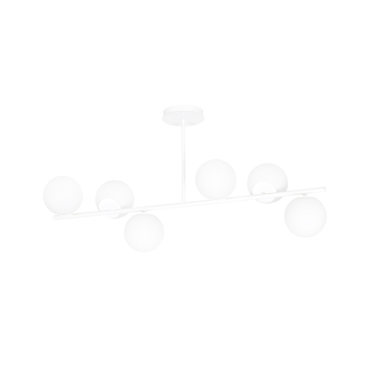 LAMPA SUFITOWA  BIOR 6 WHITE kolor biały