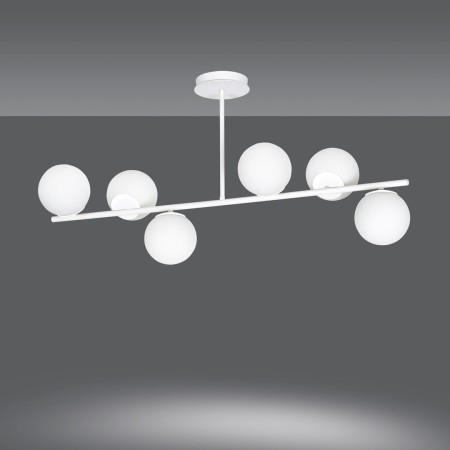 LAMPA SUFITOWA  BIOR 6 WHITE kolor biały