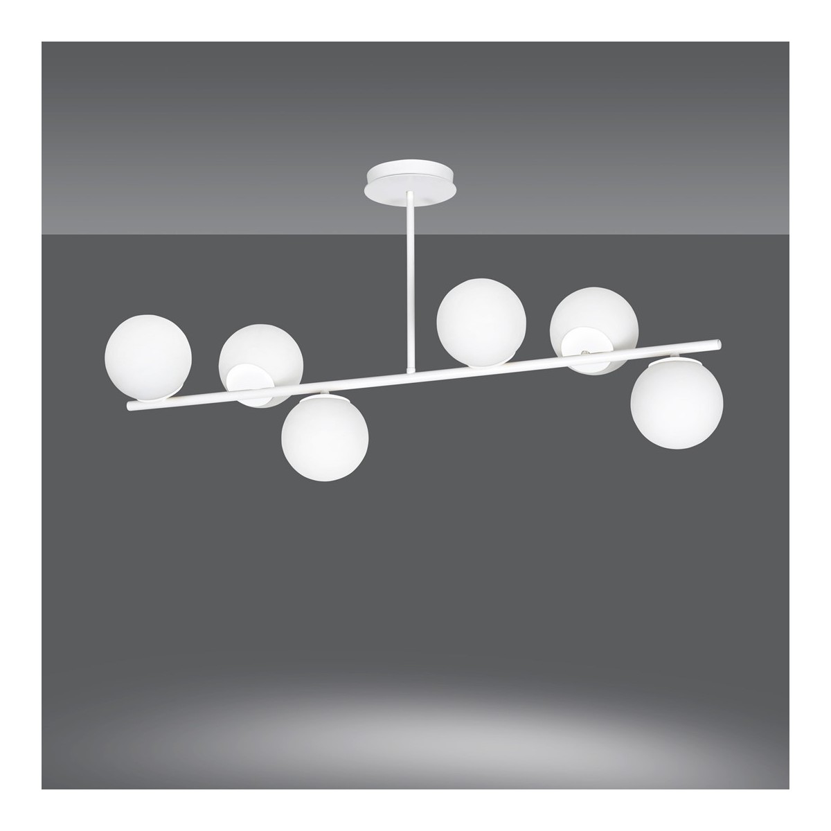 LAMPA SUFITOWA  BIOR 6 WHITE kolor biały