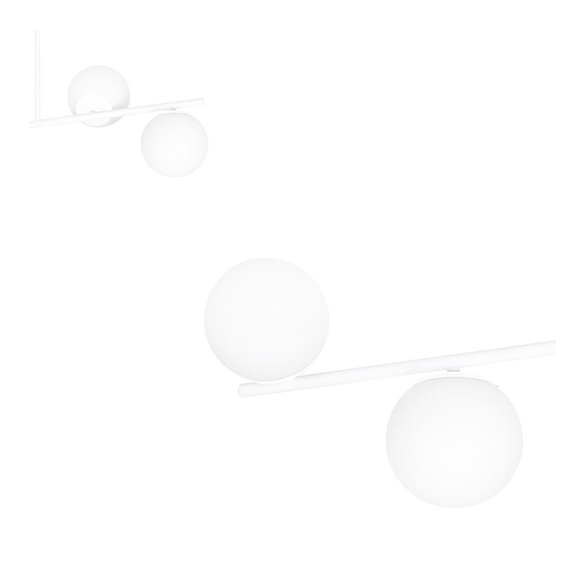 LAMPA SUFITOWA  BIOR 4 WHITE kolor biały