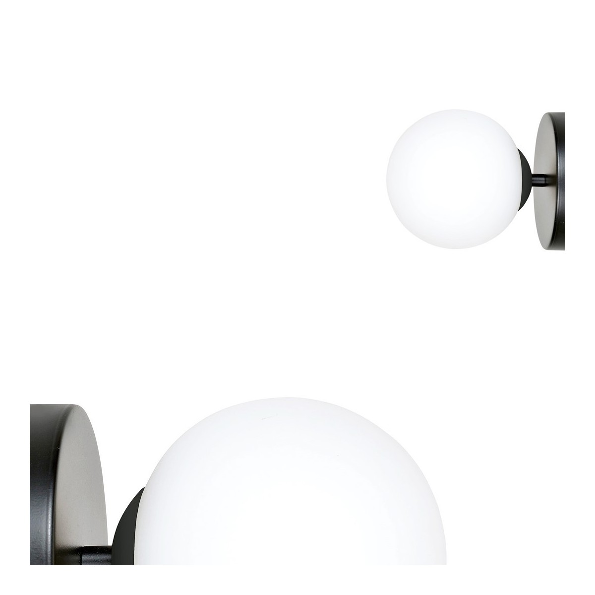 KINKIET BIOR K1 BLACK kolor biały