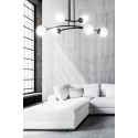 LAMPA SUFITOWA  HALLDOR 6 BLACK kolor czarny