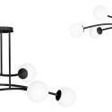 LAMPA SUFITOWA  HALLDOR 6 BLACK kolor czarny