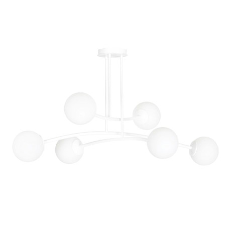 LAMPA SUFITOWA  HALLDOR 6 WHITE kolor biały