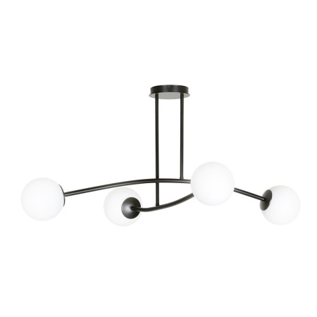 LAMPA SUFITOWA  HALLDOR 4 BLACK kolor biały