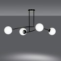 LAMPA SUFITOWA  HALLDOR 4 BLACK kolor biały
