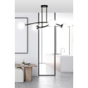 LAMPA SUFITOWA  HALLDOR 4 BLACK kolor biały