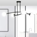 LAMPA SUFITOWA  HALLDOR 4 BLACK kolor biały