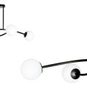 LAMPA SUFITOWA  HALLDOR 4 BLACK kolor biały