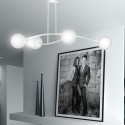 LAMPA SUFITOWA  HALLDOR 4 WHITE kolor biały