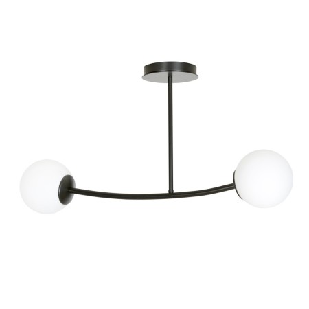 LAMPA SUFITOWA  HALLDOR 2 BLACK kolor biały