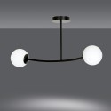 LAMPA SUFITOWA  HALLDOR 2 BLACK kolor biały