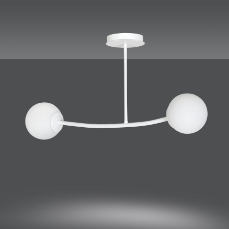 LAMPA SUFITOWA  HALLDOR 2 WHITE kolor biały